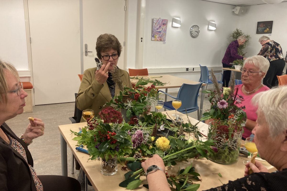 herfstukjes maken  17 10 25  